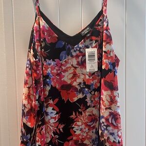 Torrid Floral Spaghetti Strap Dress